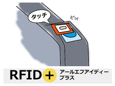 できれば「タッチレス」で通過したい！RFIDの拡張技術で実現してみる！